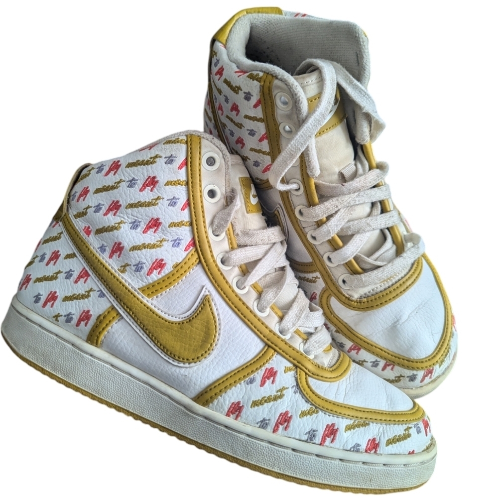 Nike Vandal High LX 'Meant To Fly' Shoes White Citron AH6826-101 Womens 7